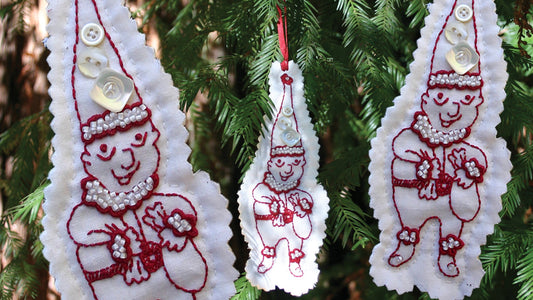 🎉 You’re Invited: Elf Ornament Stitch Party