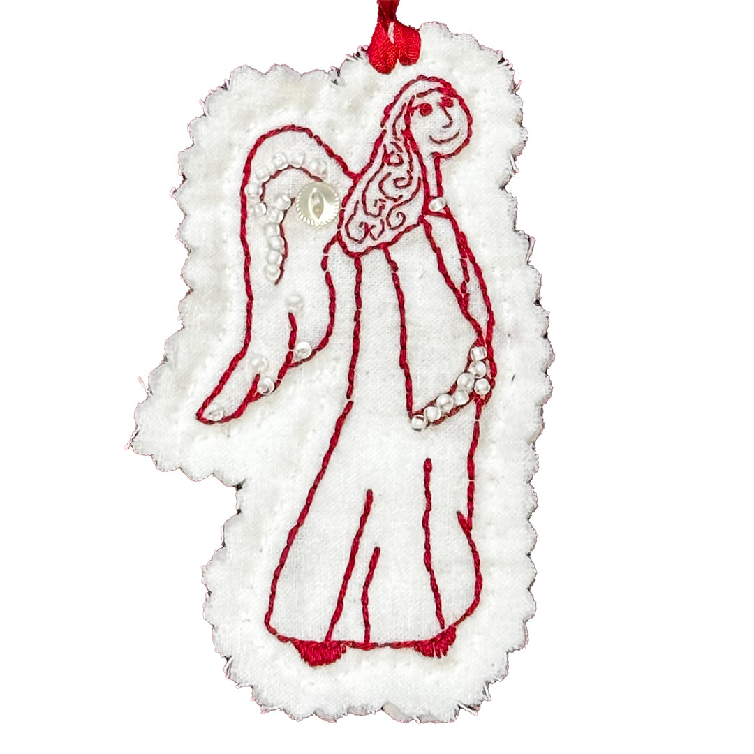 Holiday Angel Ornament – Embroidery Pattern (PDF)