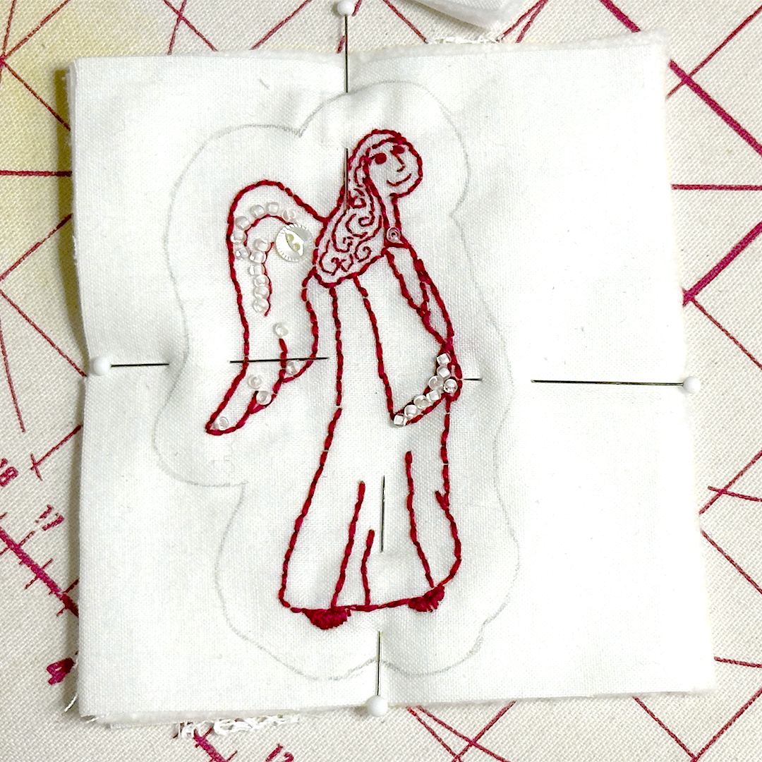 Holiday Angel Ornament – Embroidery Pattern (PDF)