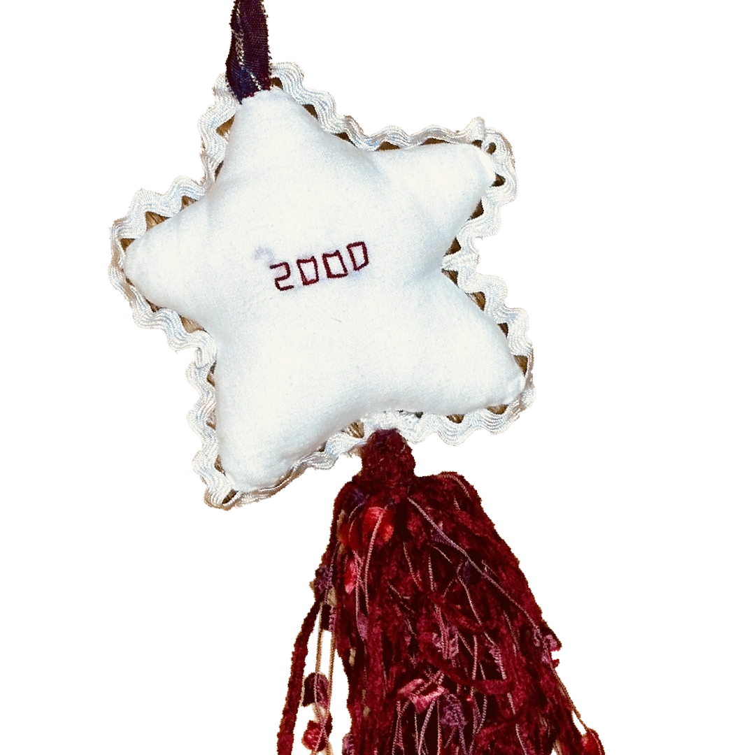 Santa Star Ornament – Embroidery Pattern (PDF)