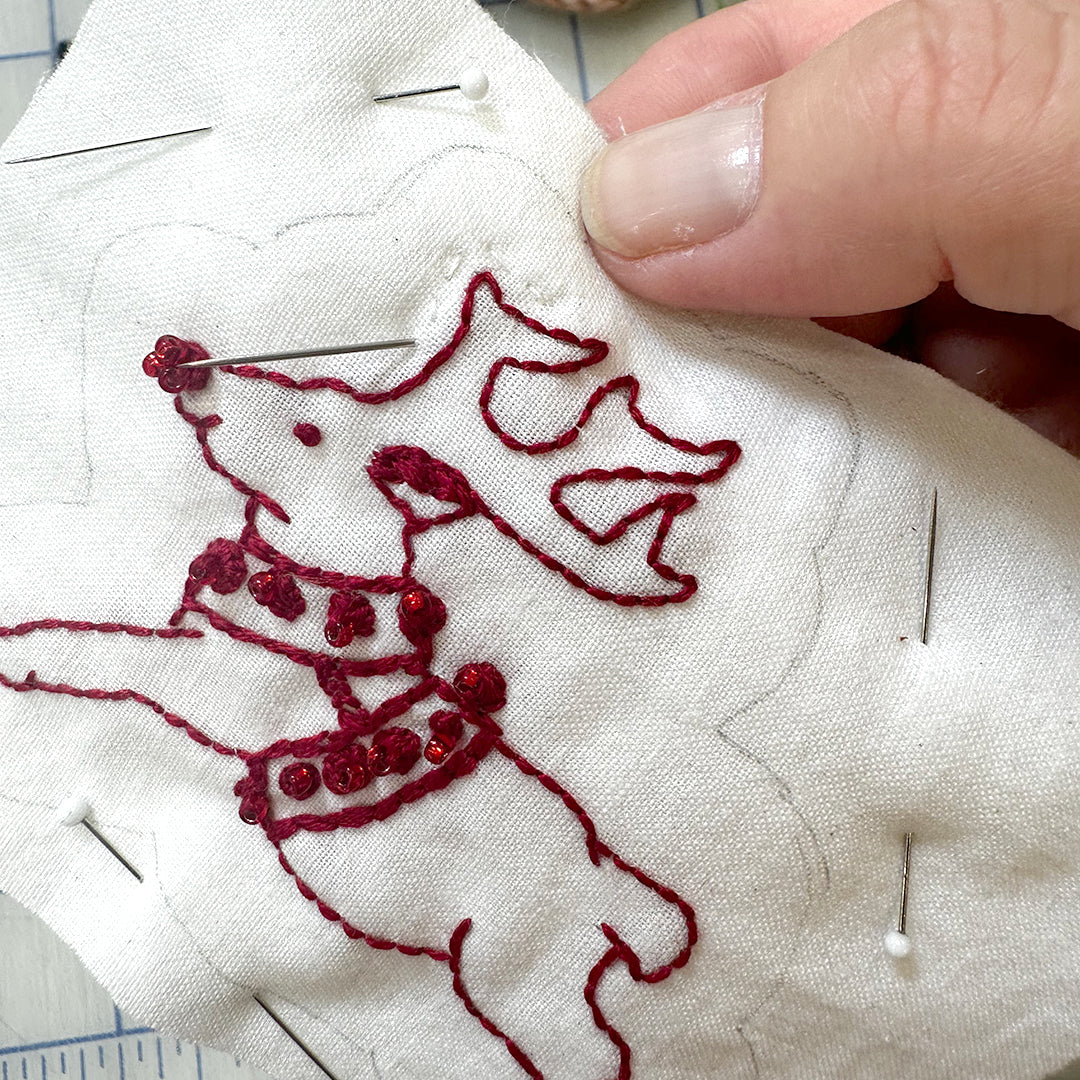 Reindeer Ornament – Embroidery Pattern (PDF)